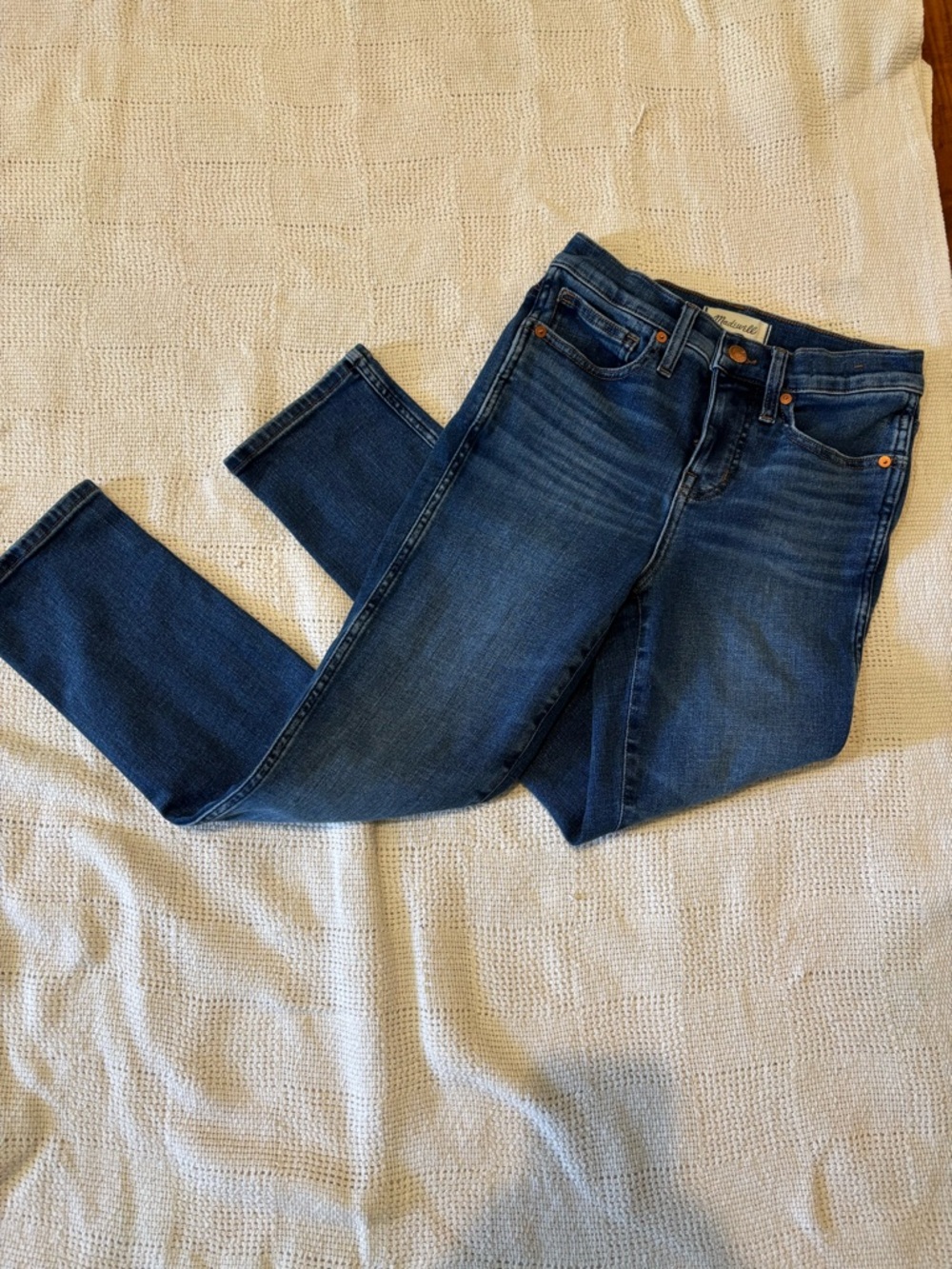 Madewell Indigo Stovepipe Jeans size 25